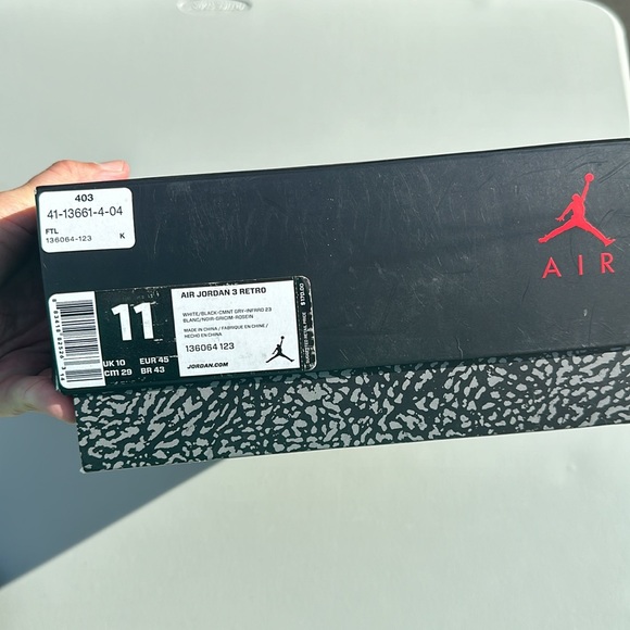 Jordan. Retro 3 InfaRed - Picture 4 of 4